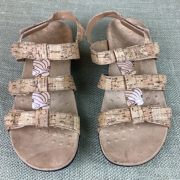 Vionic Cork Tan Sandals - Picture 1 of 11